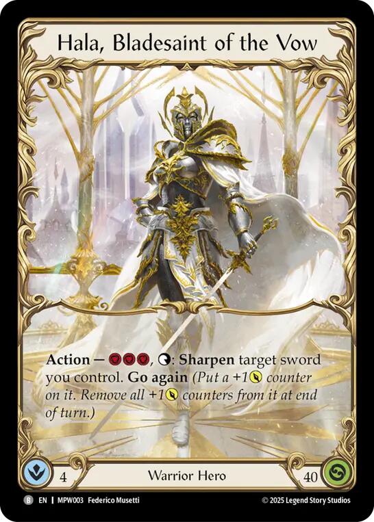 Hala, Bladesaint of the Vow [MPW003] (Mastery Pack Warrior)