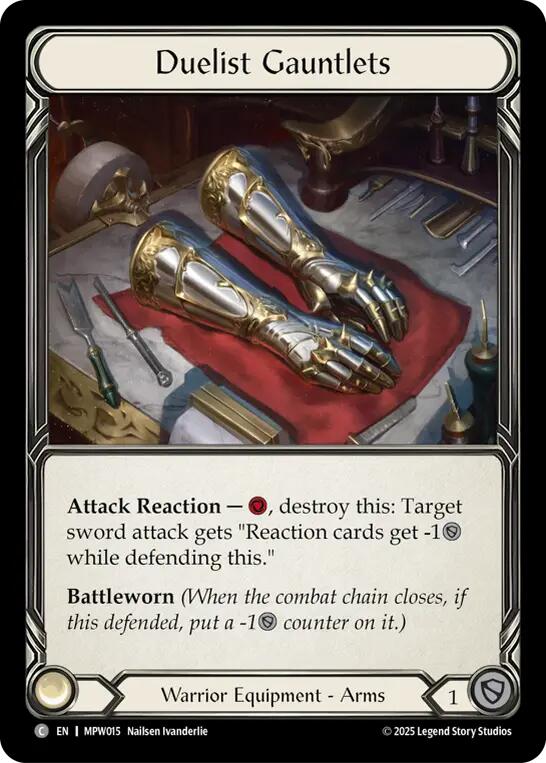 Duelist Gauntlets [MPW015] (Mastery Pack Warrior)