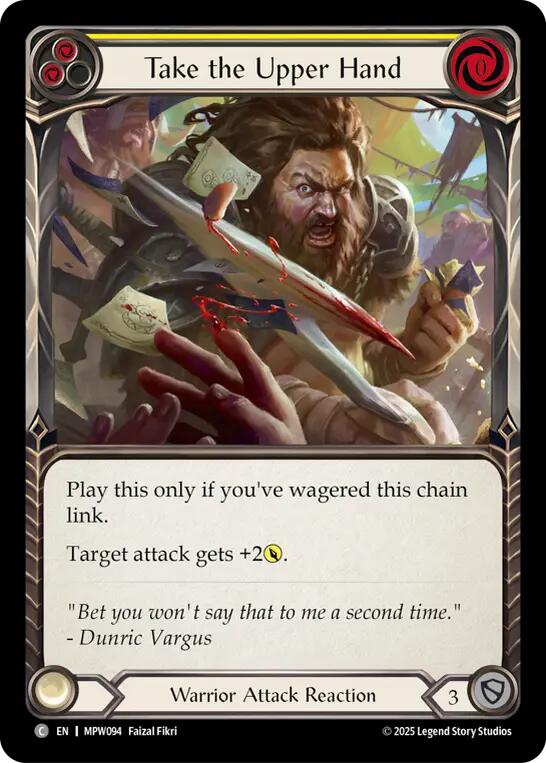 Take the Upper Hand (Yellow) [MPW094] (Mastery Pack Warrior)