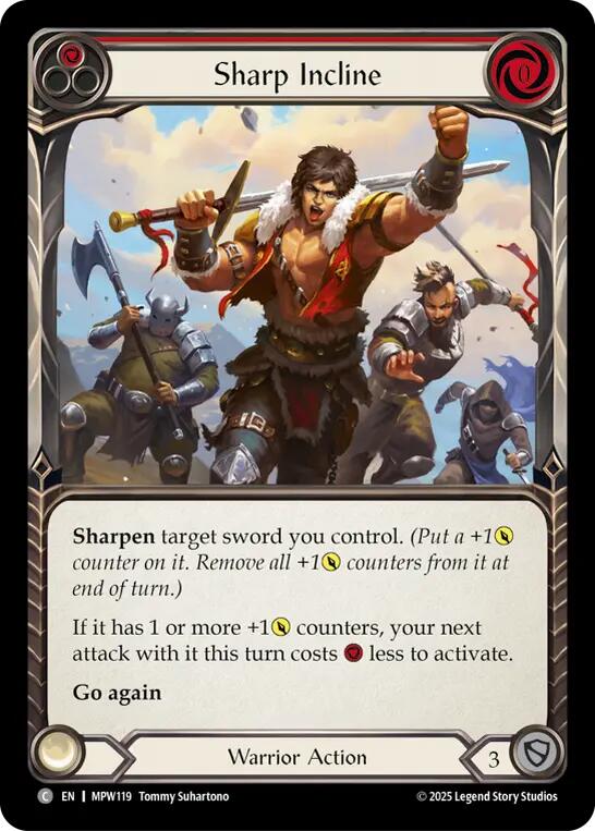Sharp Incline (Red) [MPW119] (Mastery Pack Warrior)