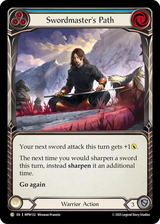 Swordmaster's Path (Blue) [MPW132] (Mastery Pack Warrior)