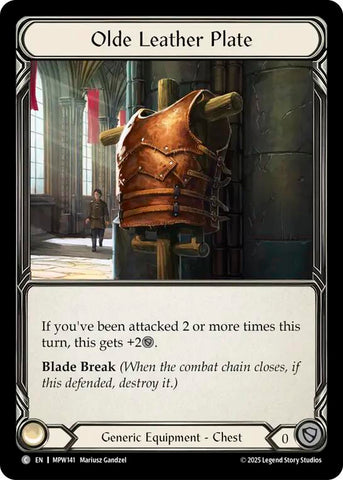 Olde Leather Plate [MPW141] (Mastery Pack Warrior)