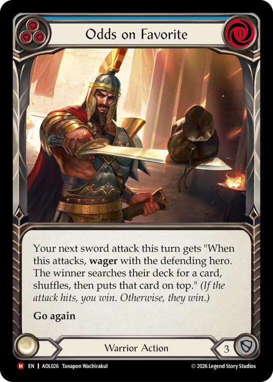 Odds on Favorite [AOL026] (Armory Deck: Olympia, Prized Fighter)