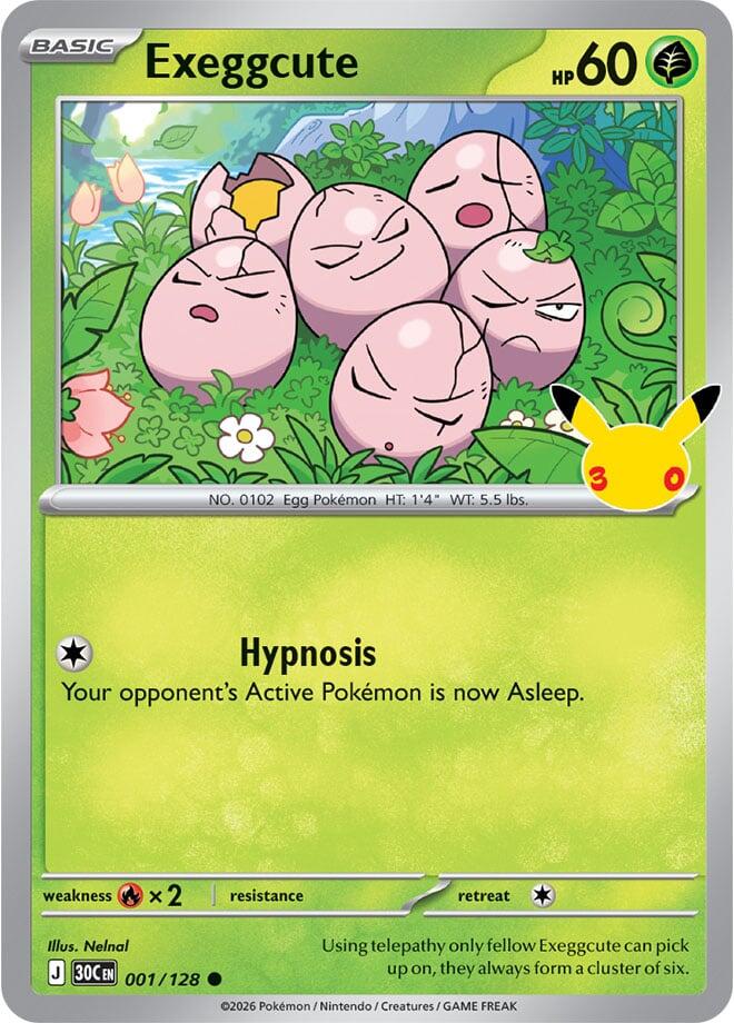 Exeggcute (001/128) [Mega Evolution: 30th Celebration]