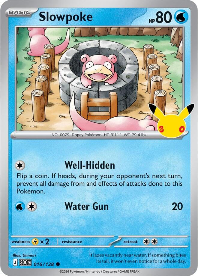 Slowpoke (016/128) [Mega Evolution: 30th Celebration]