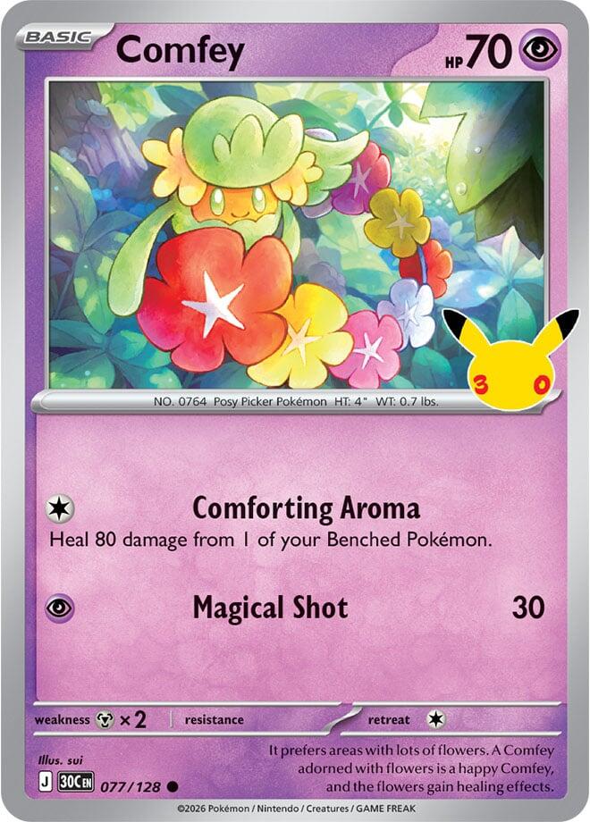 Comfey (077/128) [Mega Evolution: 30th Celebration]
