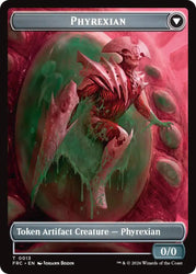 Phyrexian // Incubator Double-Sided Token [Reality Fracture Commander Tokens]