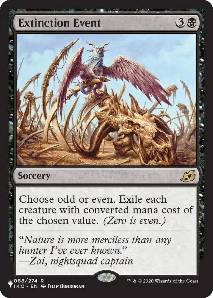 Extinction Event [The List]