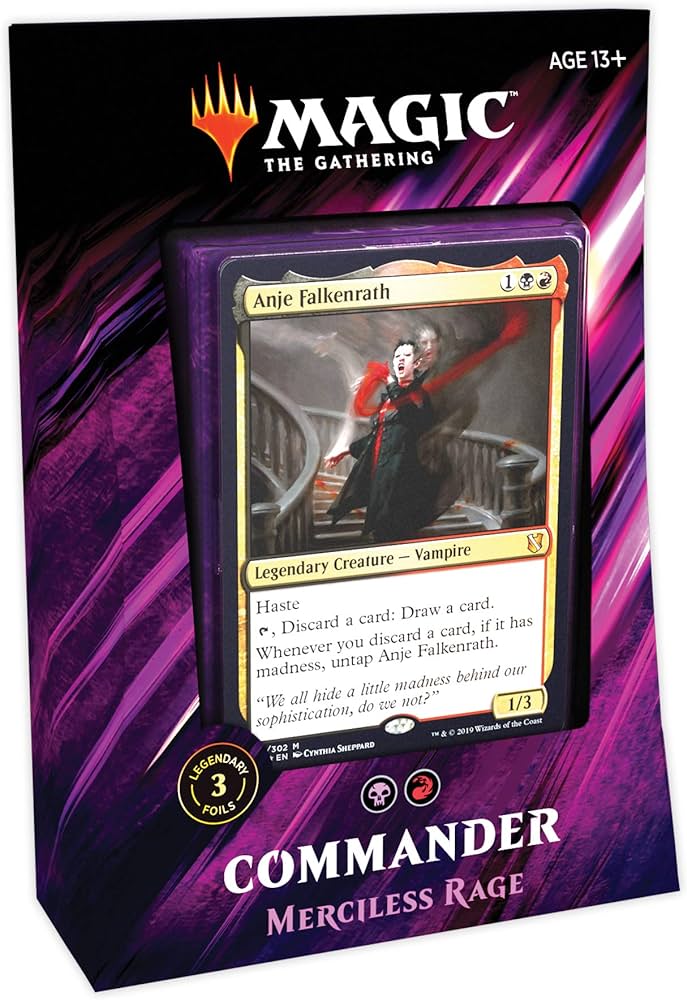Commander 2019 Merciless Rage Deck