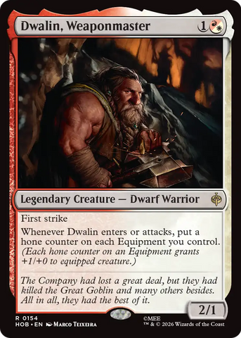 Dwalin, Weaponmaster [The Hobbit]