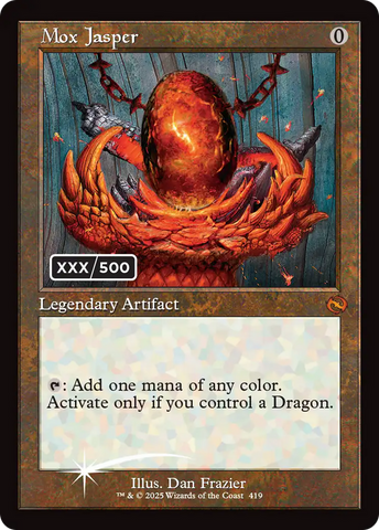 Mox Jasper (Serial Numbered) [Tarkir: Dragonstorm]