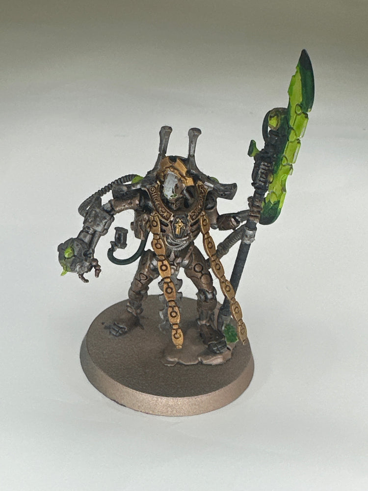 NECRONS - OVERLORD WITH TAKYON ARROW - WARHAMMER 40K (A0389) [B]