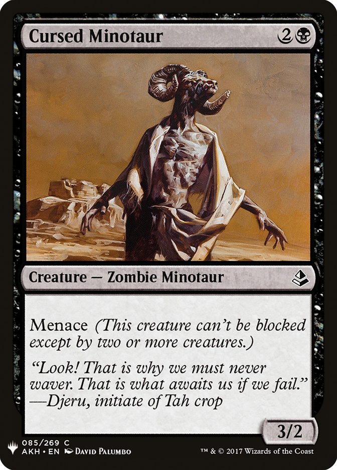 Cursed Minotaur [Mystery Booster]