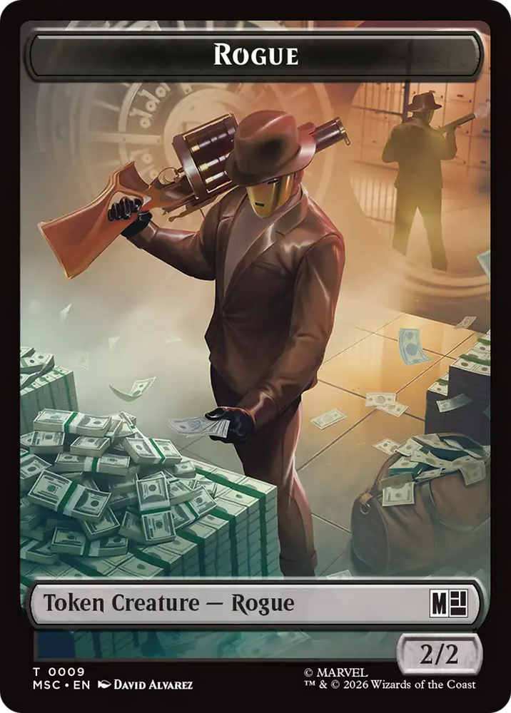 Copy // Rogue Double-Sided Token [Marvel Super Heroes Commander Tokens]