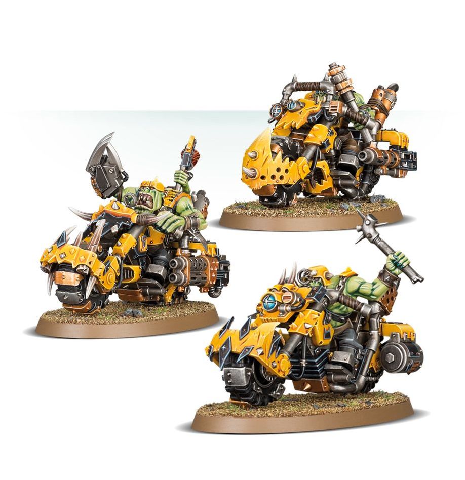 Ork Warbikers Mob