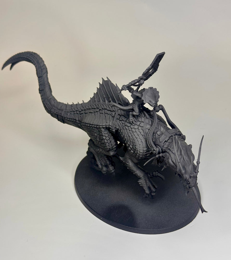 SERAPHON - SKINK ORACLE ON TROGLODON - WARHAMMER AGE OF SIGMAR (A0796)