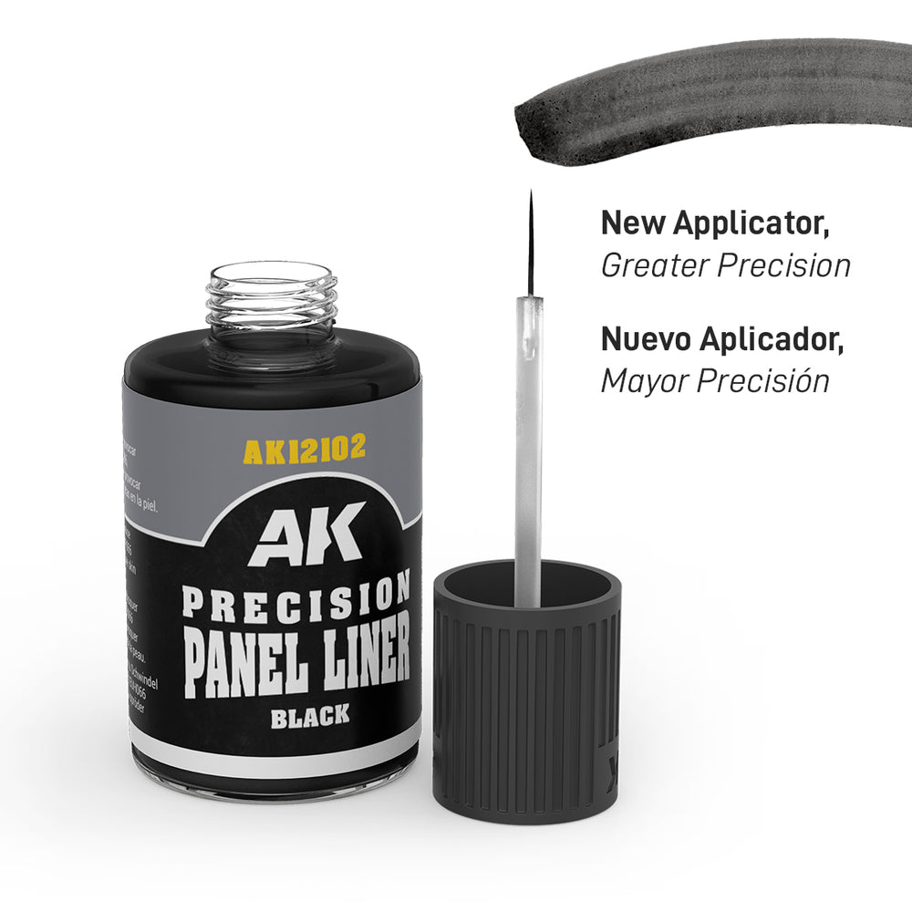 AK Interactive Precision Panel Liner - Black - AK12102