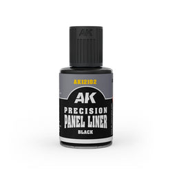 AK Interactive Precision Panel Liner - Black - AK12102