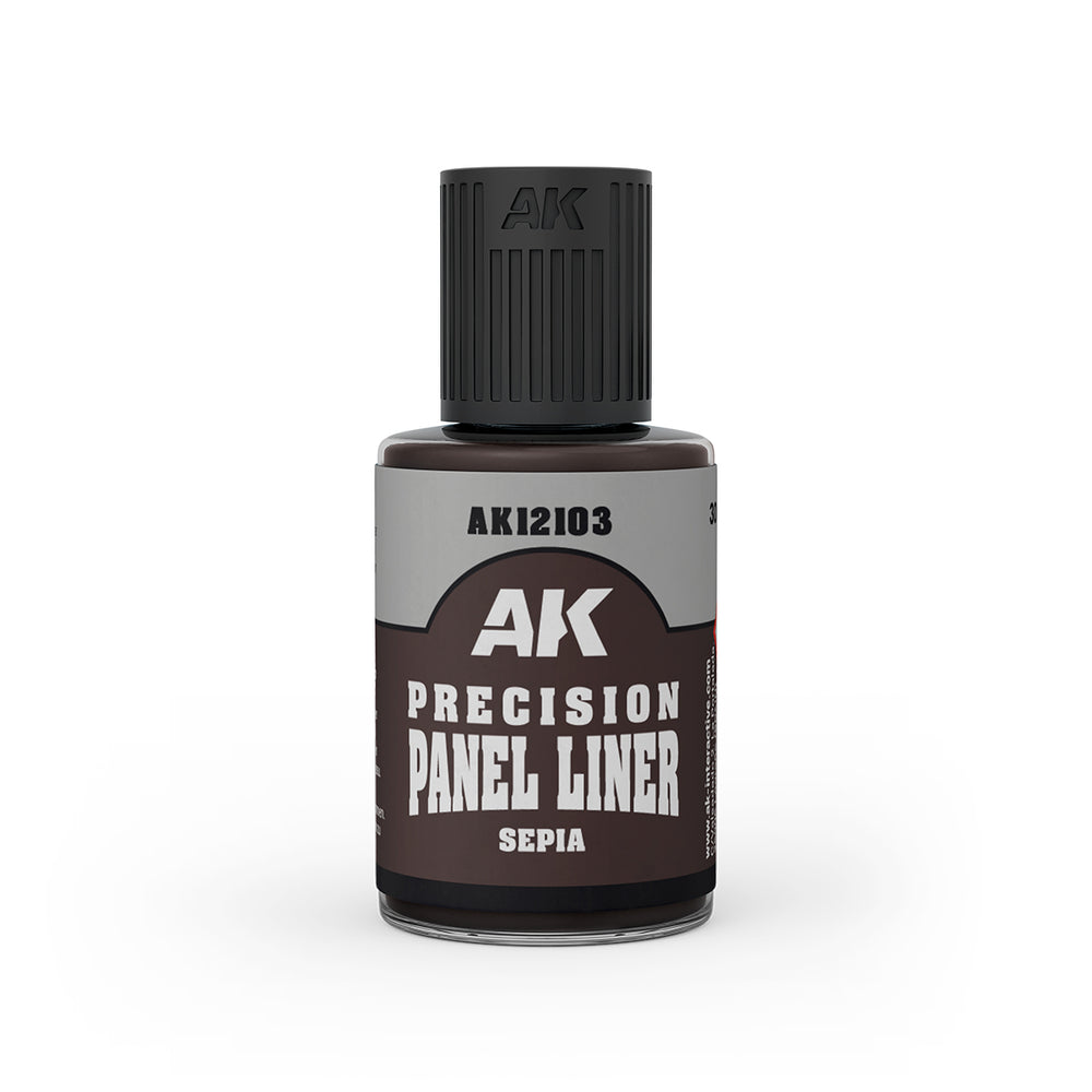 AK Interactive Precision Panel Liner - Sepia - AK12103
