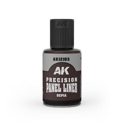 AK Interactive Precision Panel Liner - Sepia - AK12103