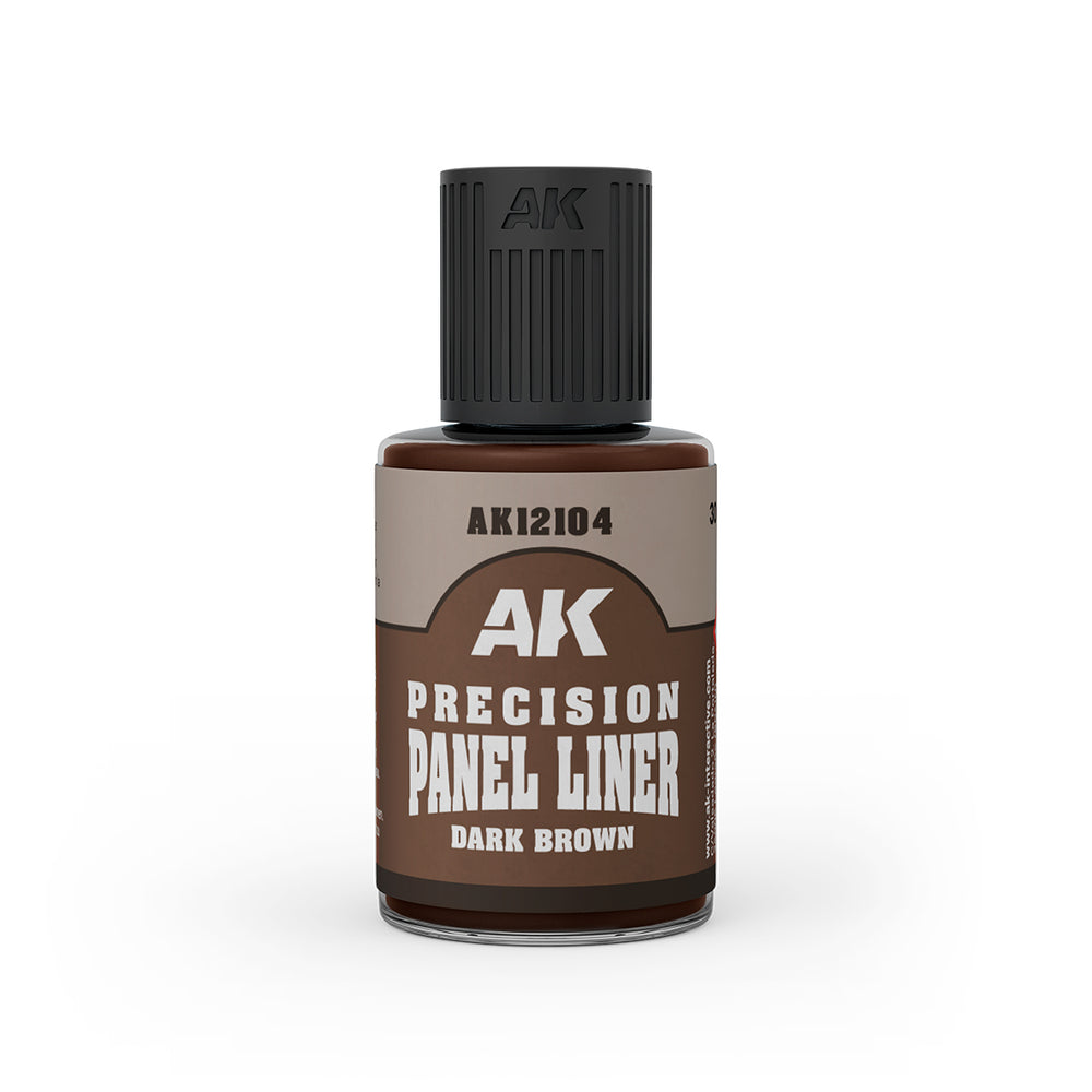 AK Interactive Precision Panel Liner - Dark Brown - AK12104