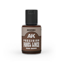 AK Interactive Precision Panel Liner - Dark Brown - AK12104