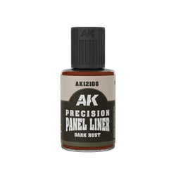 AK Interactive Precision Panel Liner - Dark Rust - AK12106