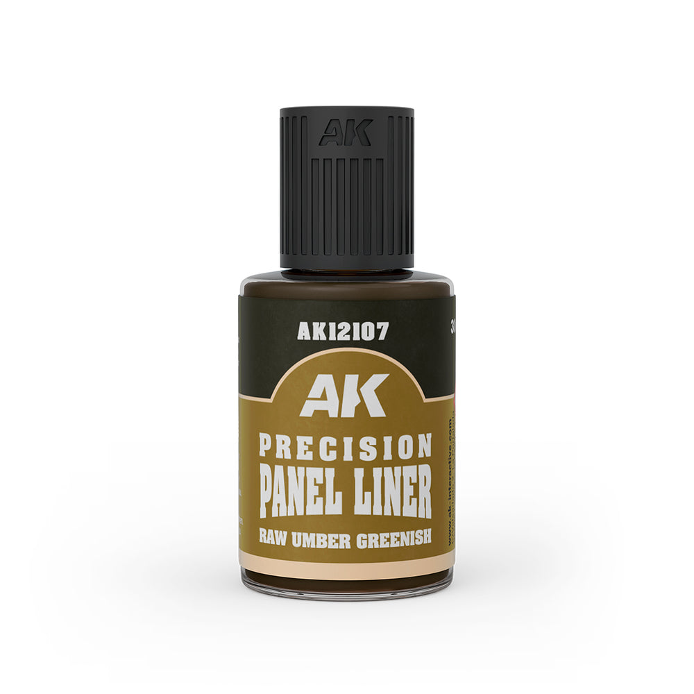 AK Interactive Precision Panel Liner - Raw Umber Greenish - AK12107