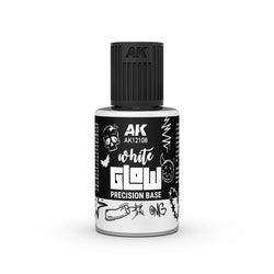 AK Interactive Glow Precision Fluor Base - White - AK12108