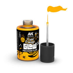 AK Interactive Glow Precision Fluor Base - Light Orange - AK12112