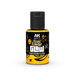 AK Interactive Glow Precision Fluor Base - Light Orange - AK12112