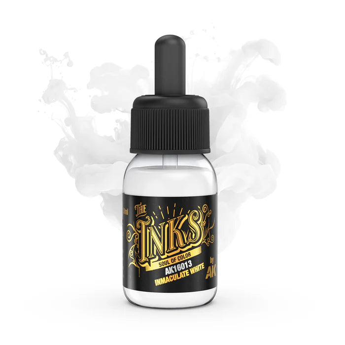 AK INTERACTIVE THE INKS: Inmaculate White 16013