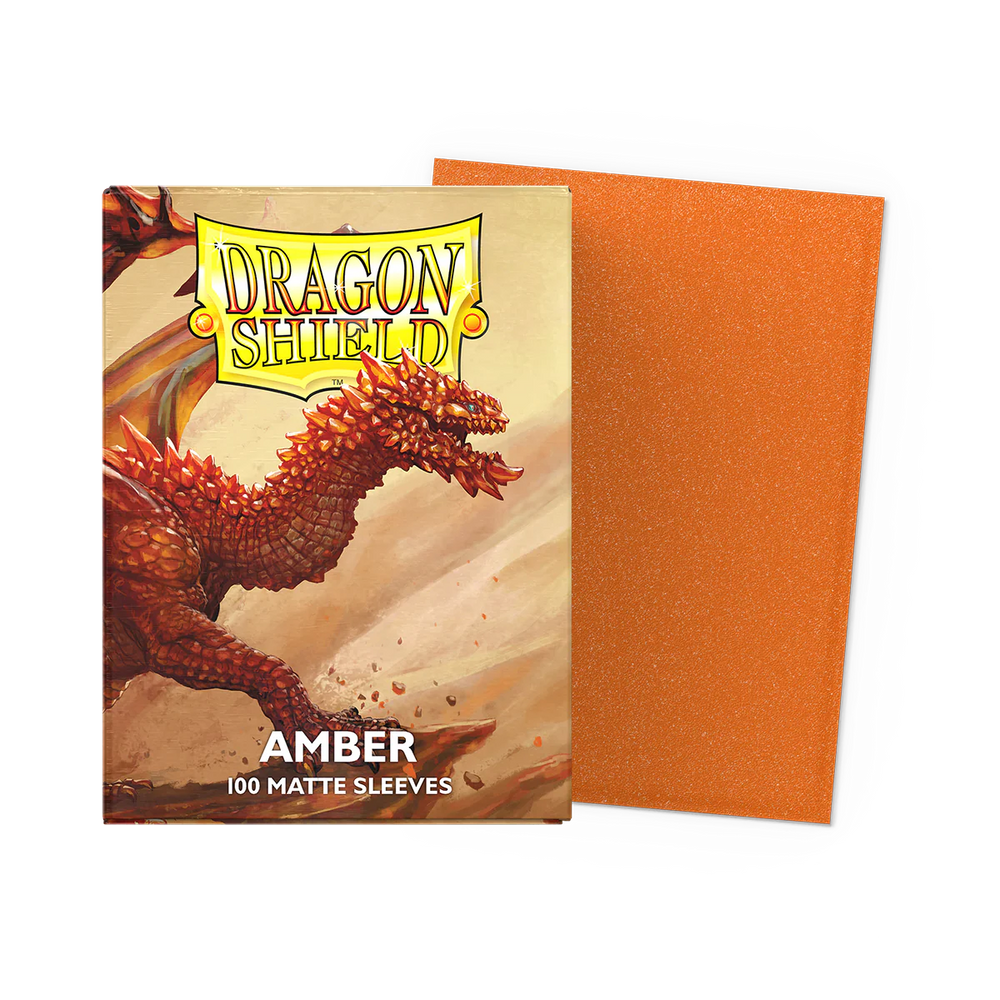 Dragon Shield Standard Sleeve 100ct - Matte Amber