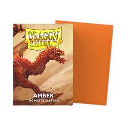 Dragon Shield Standard Sleeve 100ct - Matte Amber