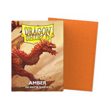 Dragon Shield Standard Sleeve 100ct - Matte Amber
