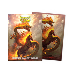Dragon Shield Art Matte Dual Sleeve 100ct - Fire Horse 2026