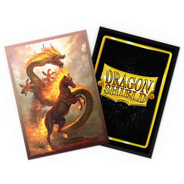 Dragon Shield Art Matte Dual Sleeve 100ct - Fire Horse 2026
