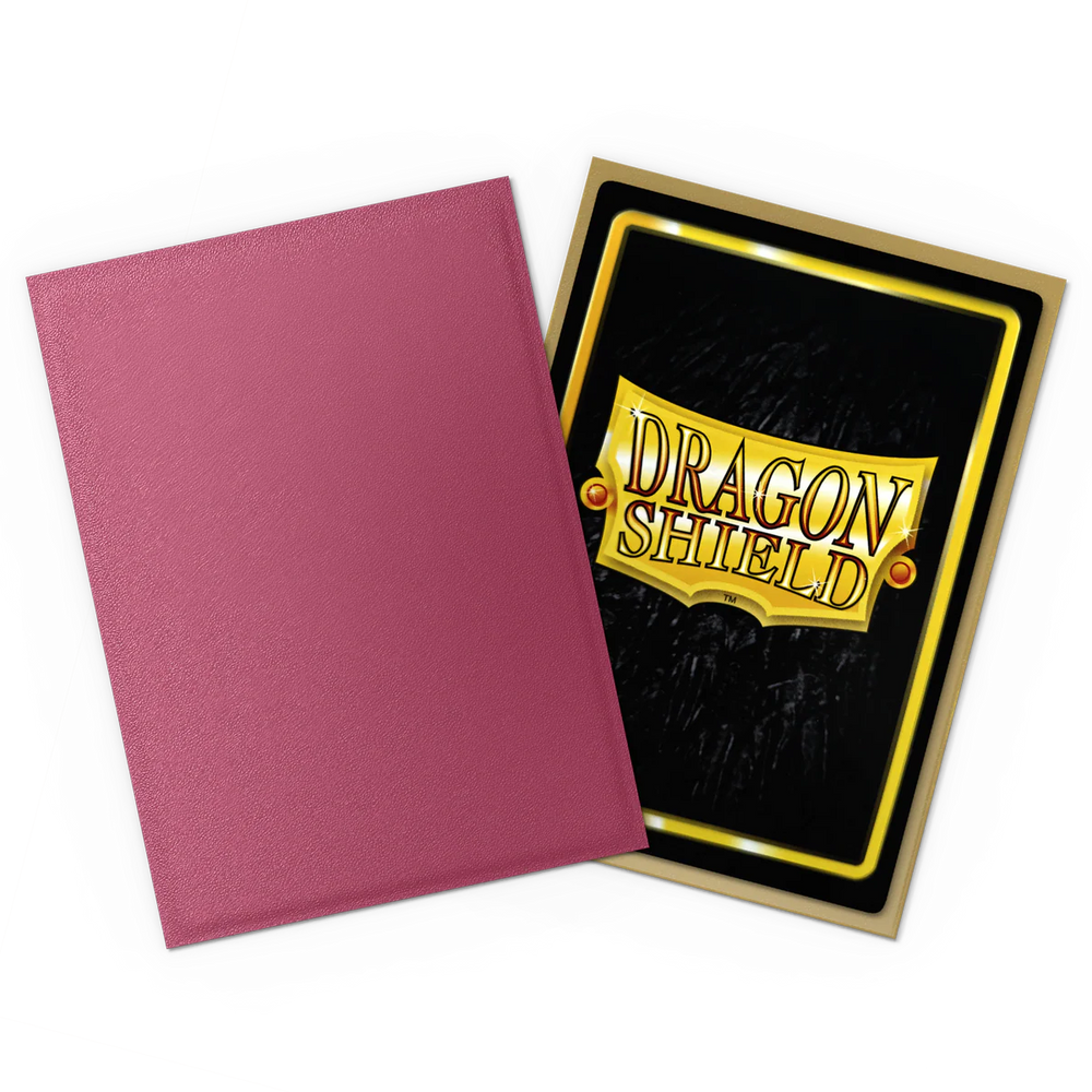 Dragon Shield Matte Dual Sleeve 100ct - Pomegranate & Gold