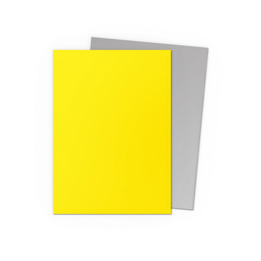 Dragon Shield Matte Dual Sleeve 100ct - Yellow & Silver