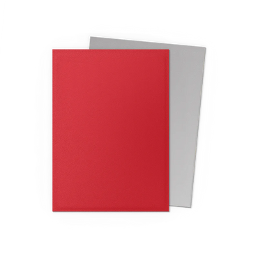 Dragon Shield Matte Dual Sleeve 100ct - Crimson & Silver