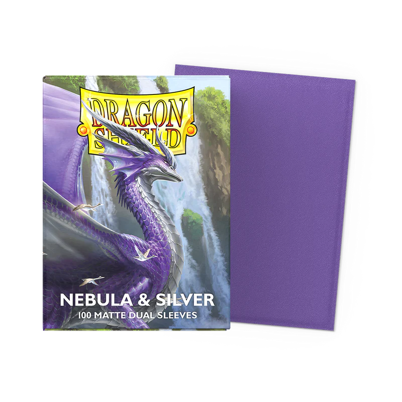 Dragon Shield Matte Dual Sleeve 100ct - Nebula & Silver