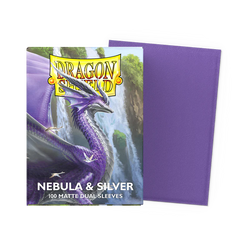 Dragon Shield Matte Dual Sleeve 100ct - Nebula & Silver