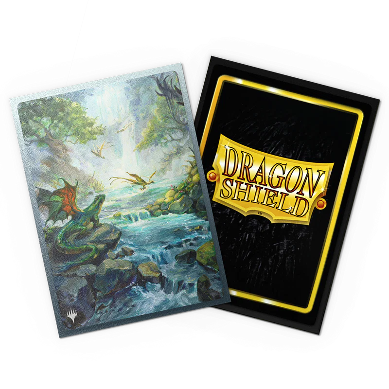 Dragon Shield - Matte Dual Art Sleeve 100ct - Landfall Series - Misty Rainforest