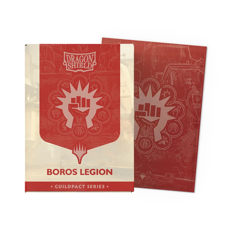 Dragon Shield Matte Dual Sleeve 100ct - MTG Guildpact - Boros Legion