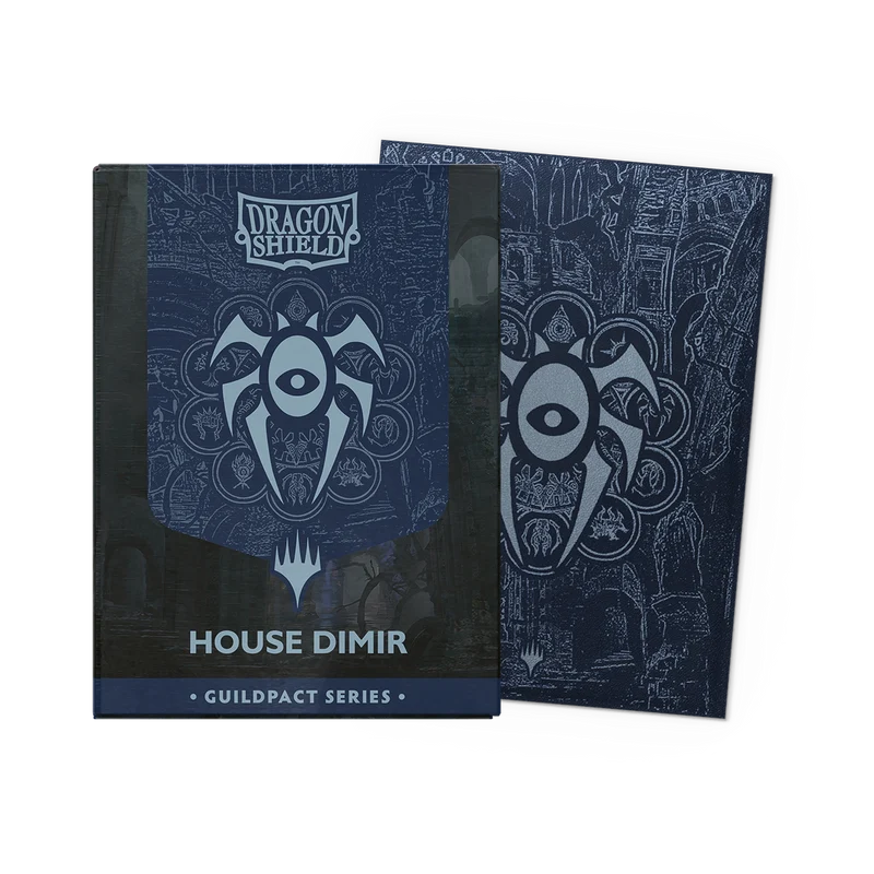 Dragon Shield Matte Dual Sleeve 100ct - MTG Guildpact - House Dimir