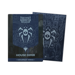 Dragon Shield Matte Dual Sleeve 100ct - MTG Guildpact - House Dimir