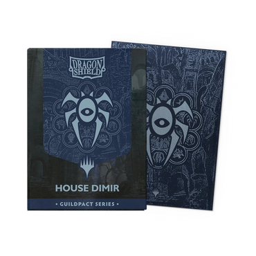 Dragon Shield Matte Dual Sleeve 100ct - MTG Guildpact - House Dimir