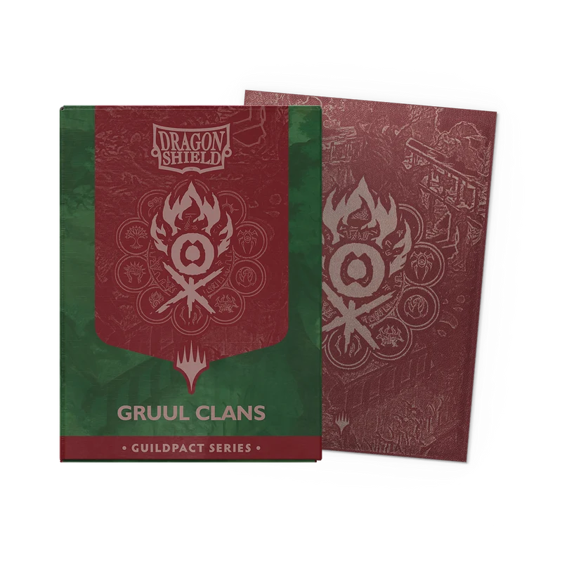 Dragon Shield Matte Dual Sleeve 100ct - MTG Guildpact - Gruul Clans