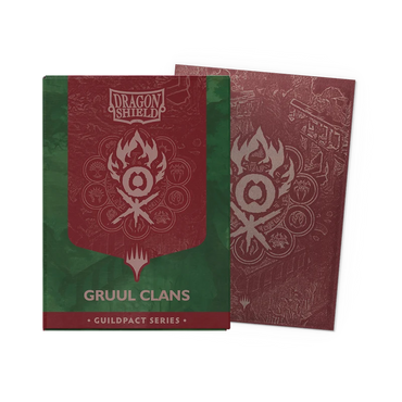 Dragon Shield Matte Dual Sleeve 100ct - MTG Guildpact - Gruul Clans