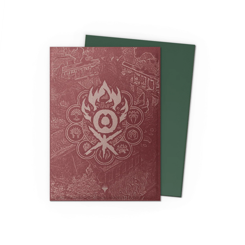 Dragon Shield Matte Dual Sleeve 100ct - MTG Guildpact - Gruul Clans